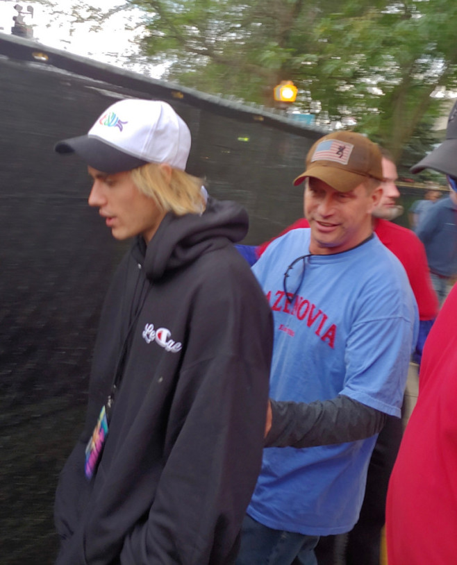 EXCLUSIVE: Justin Bieber Spends Quality Time with Father in Law to Be, Stephen Baldwin, while out in Michigan