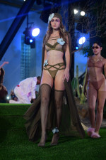 Models walk the runway for Rihanna's Savage x Fenty NYFW Lingerie Presentation
