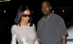 EXCLUSIVE: Kim Kardashian channels Barbarella on a night out with husband Kanye West in LA