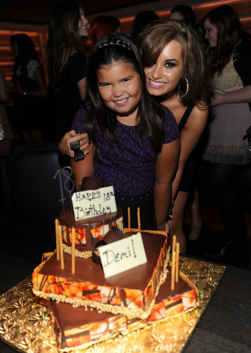 Demi Lovato Celebrates Her 18th Birthday