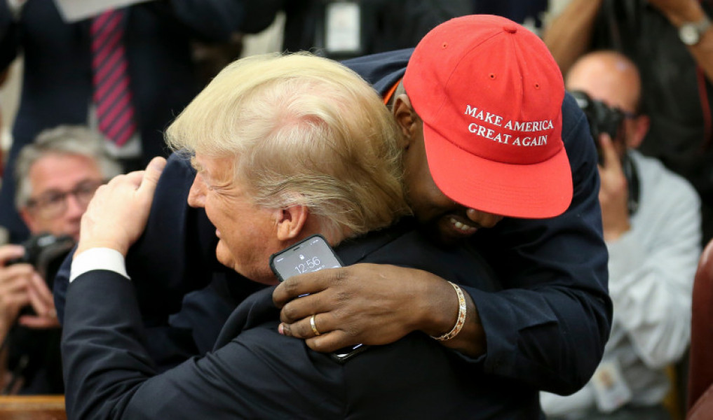 donald trump si kanye west