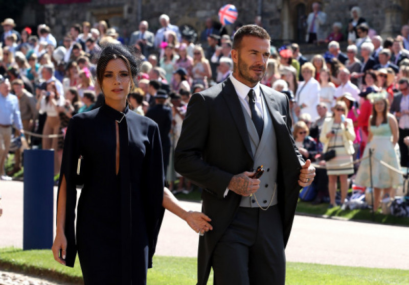 Victoria Beckham alături de David Beckham
