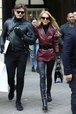 Celine Dion și Pepe Munoz, la hotelul Le Crillon, à Paris