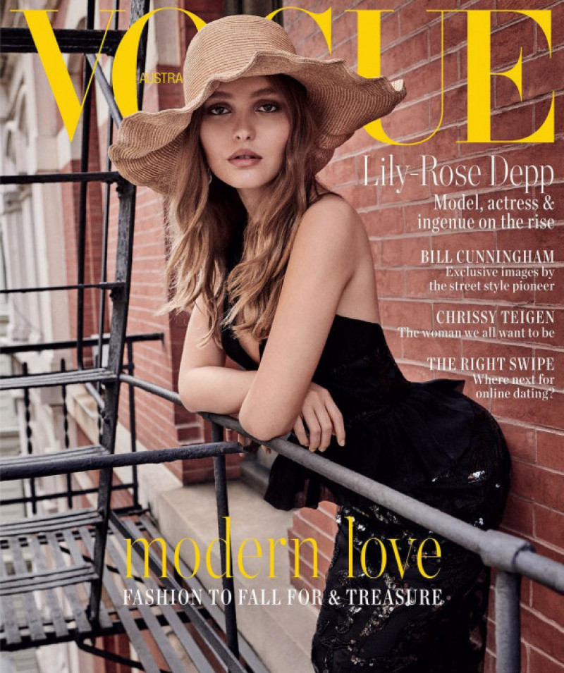 lily-rose depp coperta Vogue Australia