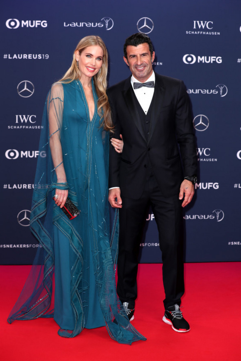 Luis Figo alături de Helen Svedin la gala Laureus