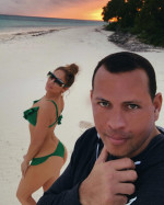 Alex Rodriguez Jennifer Lopez plajă Bahamas