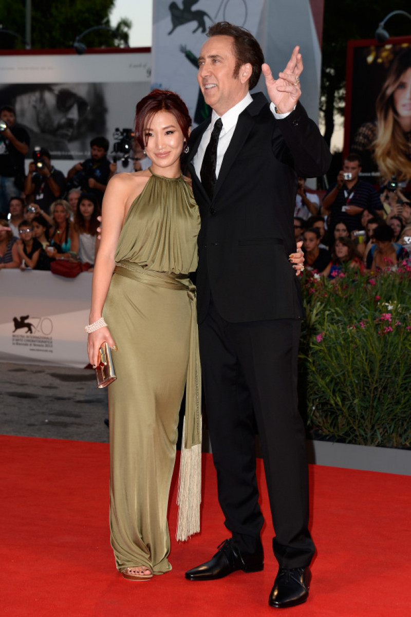 Alice Kim cu Nicholas Cage la Festivalul de Film de la Veneția