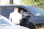 *EXCLUSIVE* Blanket Jackson picks up Chick-fil-A with facial scruff!