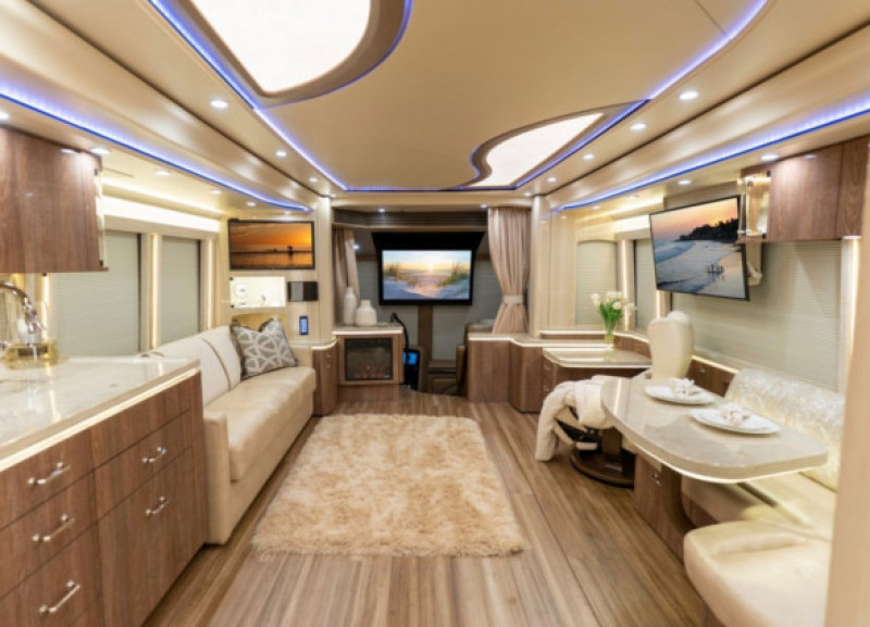 Inside Justin Biebers' New Touring Motor Home