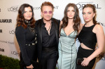 Alison Hewson, Bono, Eve Hewson, Jordan Hewson. Foto: Kevork Djansezian/Getty Images