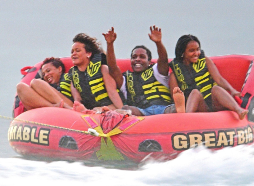 *PREMIUM-EXCLUSIVE* Rihanna and ASAP Rocky enjoyed some tender loving moments out on their fun seeking holiday together in Barbados. *MUST CALL FOR PRICING*