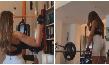 Mădălina Ghenea, în colanți super mulați, la sală. Actrița le-a arătat fanilor cum se antrenează ca să aibă un trup perfect