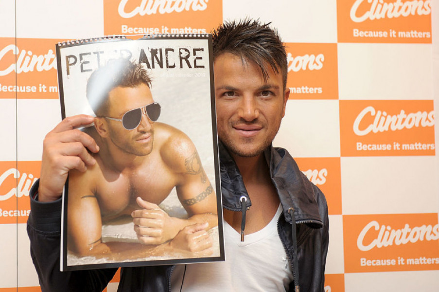 Peter Andre Signs Copies Of His 2012 Calendar