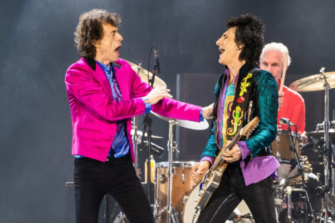 The Rolling Stones perform live in concert at Santa Clara
