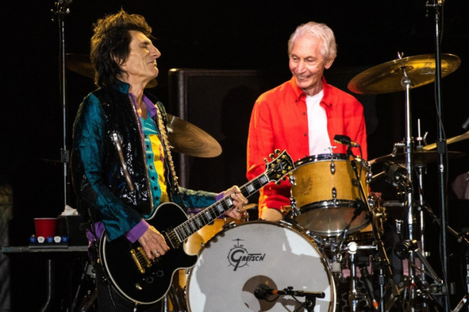 The Rolling Stones perform live in concert at Santa Clara