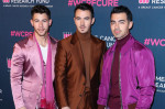 Beverly Hills, United States. 27th Feb, 2020. BEVERLY HILLS, LOS ANGELES, CALIFORNIA, USA - FEBRUARY 27: Nick Jonas, Kevin Jonas and Joe Jonas of Jonas Brothers arrive at The Women's Cancer Research Fund's An Unforgettable Evening Benefit Gala 2020 held a