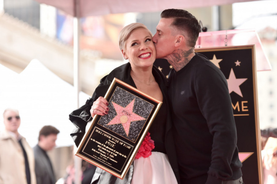 Pink Honored With Star On The Hollywood Walk Of Fame