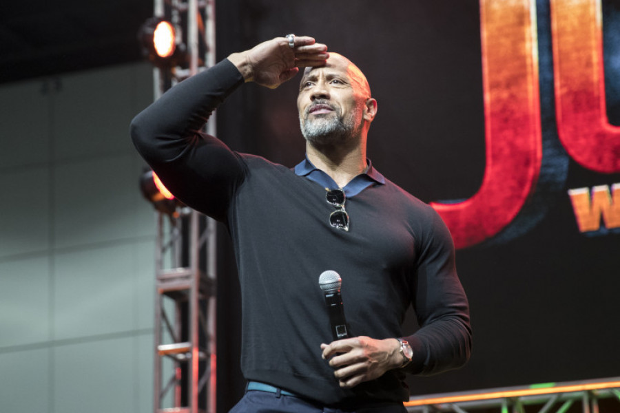ENTERTAINMENT WEEKLY Presents Dwayne "The Rock" Johnson at Stan Lee's Los Angeles Comic-Con on Saturda,, October 28, 2017