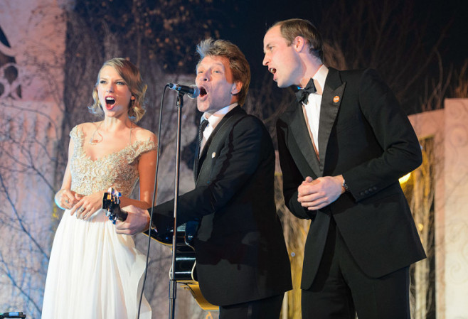 Taylor Swift, Jon Bon Jovi și prințul William
