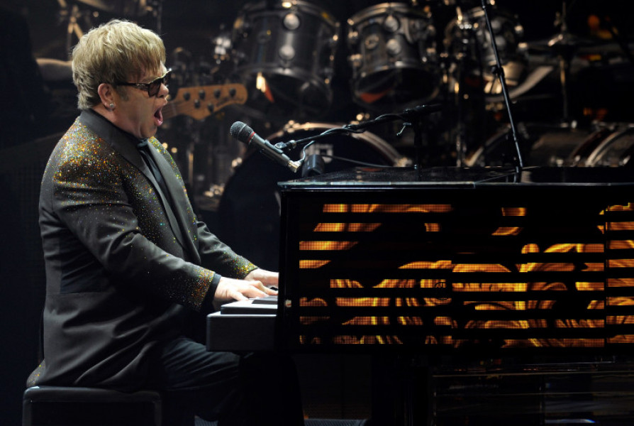 Elton John's "The Million Dollar Piano" Launches At The Colosseum At Caesars Palace