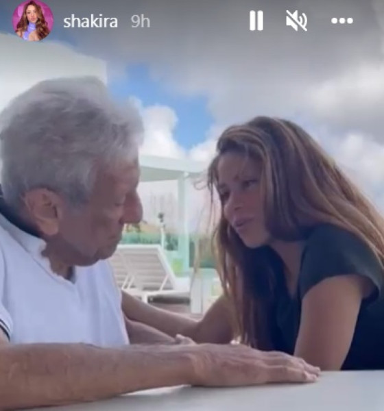 Shakira și tatăl ei