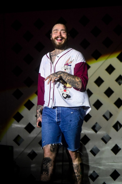 Post Malone performs at Rock in Rio