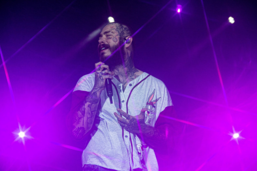 Post Malone Performs On The Stage Of Rock At The Rio Festival