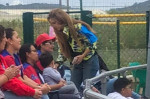 Shakira la meciul de baseball al lui Milan/ Profimedia