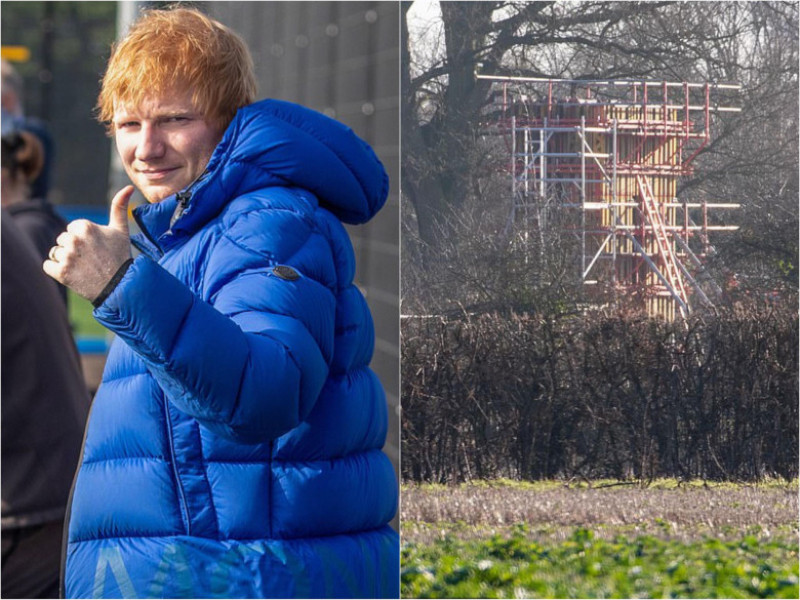 Ed Sheeran își pregătește locul de veci/ Daily Mail