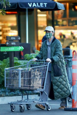 Katy Perry goes shopping at Erewhon Market in LA