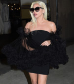 Lady Gaga at Jimmy Kimmel Live!, Los Angeles, CA, USA - 24 Jan 2022