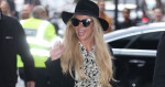 Britney Spears arrives at the BBC Radio 1 Studios in Central London