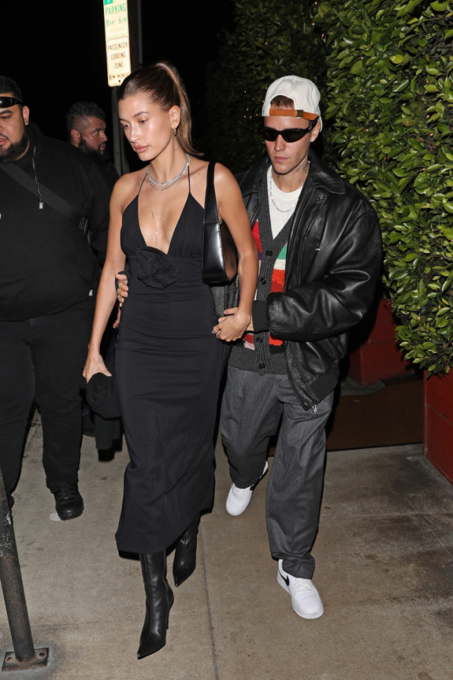 *EXCLUSIVE* Justin and Hailey Bieber have a romantic dinner date in Santa Monica!