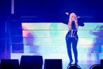 Christina Aguilera et DJ Tiësto en concert lors de la cérémonie de clôture de l'exposition universelle Dubaď 2020 ŕ Dubaď, aux Émirats arabes unis
