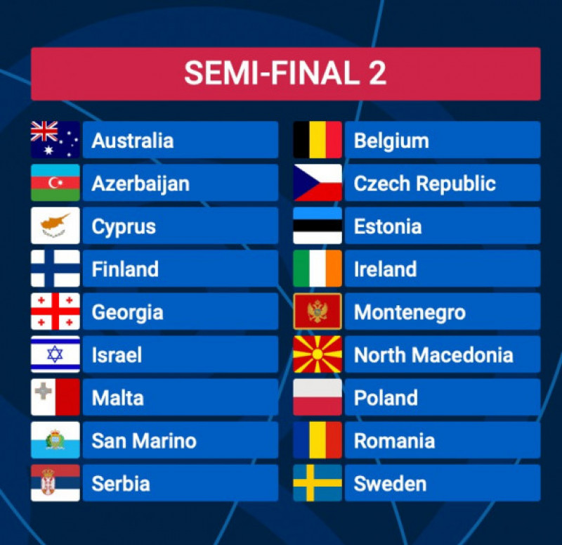 a doua semifinala eurovision 2022