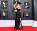 Halsey Arrives for the 64th Grammy Awards in Las Vegas