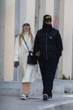 *EXCLUSIVE* Colombian singer Maluma spotted with his girlfriend Susana Gomez sightseeing in Athens