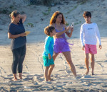 *EXCLUSIVE* Shakira has some fun on the beach with her two boys in Cabo San Lucas