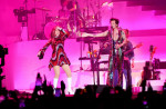 Harry Styles and Shania Twain performs  together at Coachella Music Festival in Indio, CA