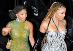 Sisters Chloe And Halle Bailey Are Seen At Cardi B Birthday Party In Los Angeles