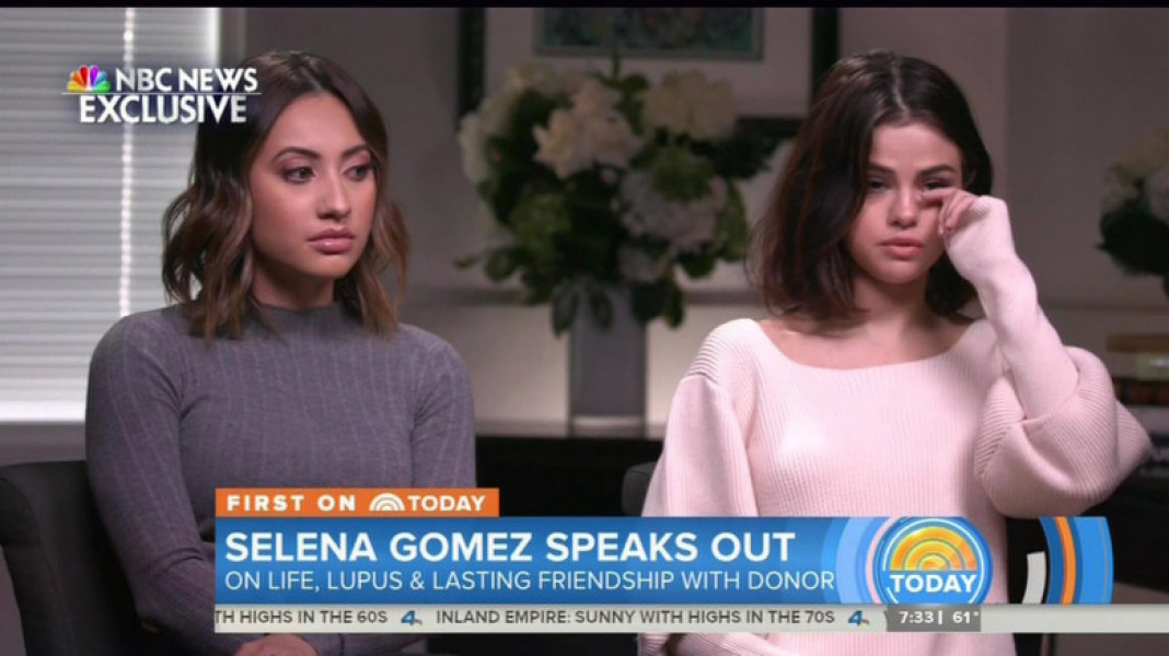 Selena Gomez reveals in Today show interview she was rushed back into surgery after transplant when her new kidney began to flip inside her body