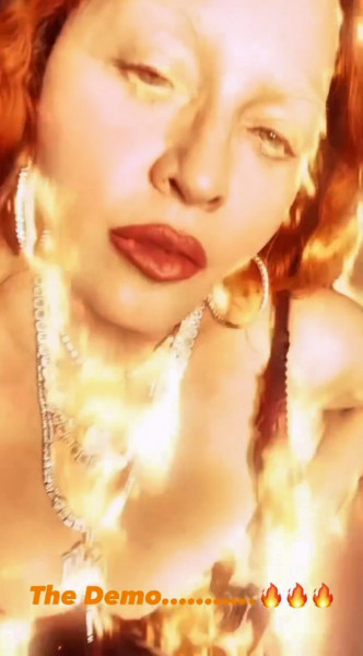 Madonna în flăcări pe Instagram/ Profimedia