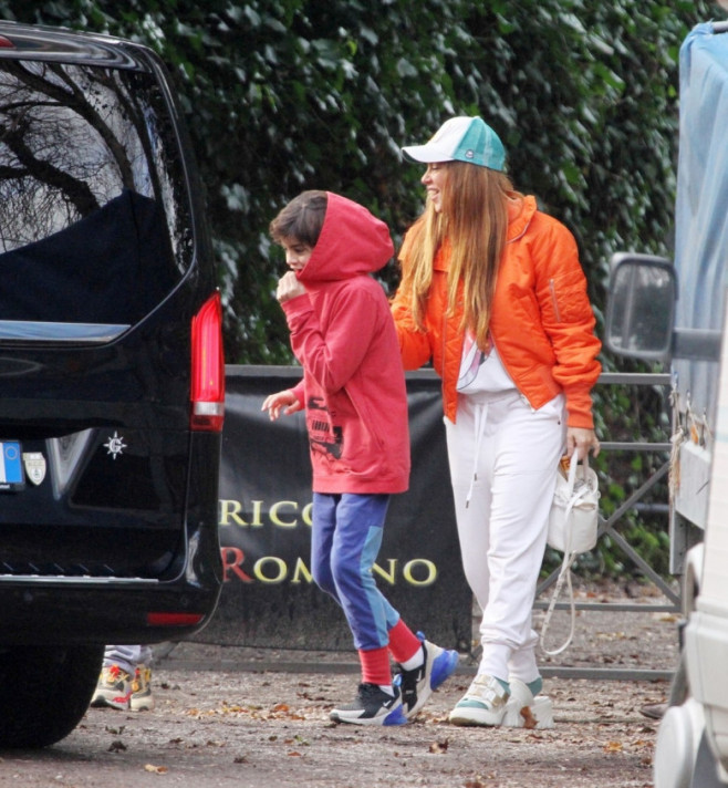 Shakira, alături de copiii ei în Roma