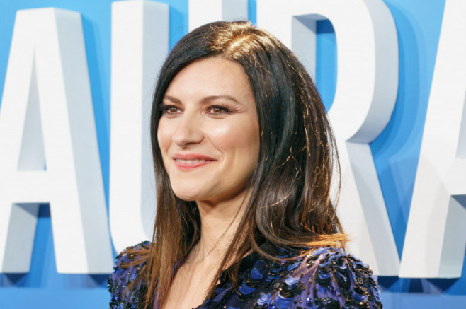 Madrid, Spain. 07th Apr, 2022. Laura Pausini attends the premiere of "Laura Pausini - A pleasure to meet you" at the Capitol cinema in Madrid. Credit: SOPA Images Limited/Alamy Live News