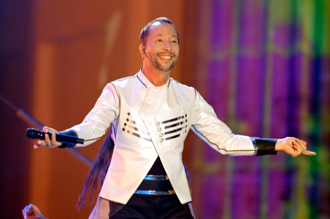 DJ BoBo in der Silvestershow Celebrate at the Gate - Willkommen 2023 am Brandenburger Tor. Berlin, 31.12.2022 *** DJ Bo