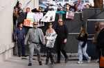 Katy Perry arrives at Jimmy Kimmel Live in Hollywood