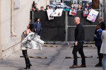 Katy Perry arrives at Jimmy Kimmel Live in Hollywood