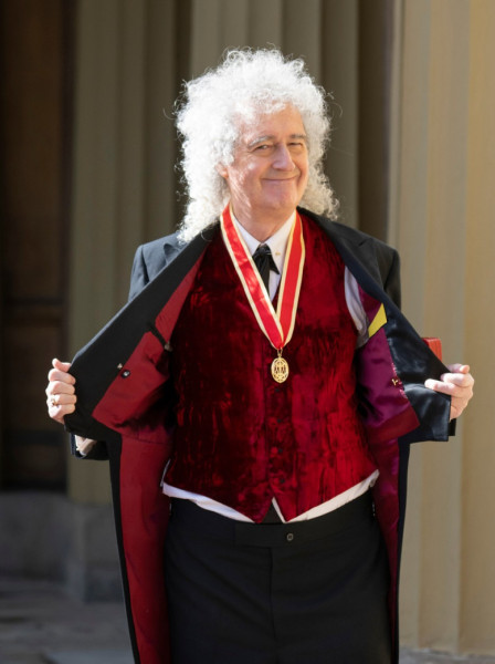 Brian May, înnobilat de regele Charles al III-lea/ Profimedia