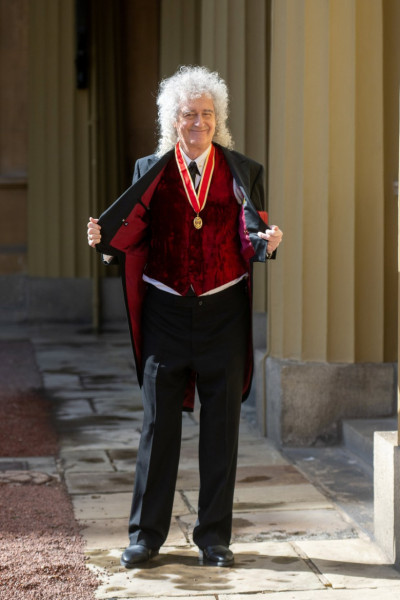 Brian May, înnobilat de regele Charles al III-lea/ Profimedia