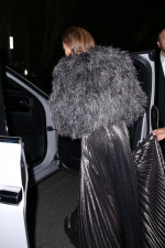 Jennifer Lopez exits her Revolve collaboration event in Beverly Hills!